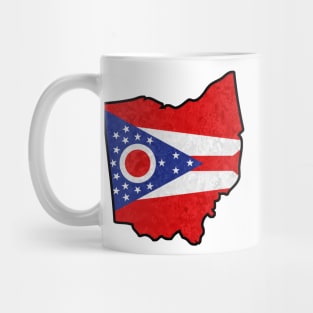 Ohio State Flag Dayton Cleveland Cincinnati Columbus Athens Toledo Akron Canton Mug